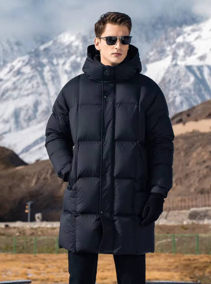 Untuvatakki lämmin miesten malli