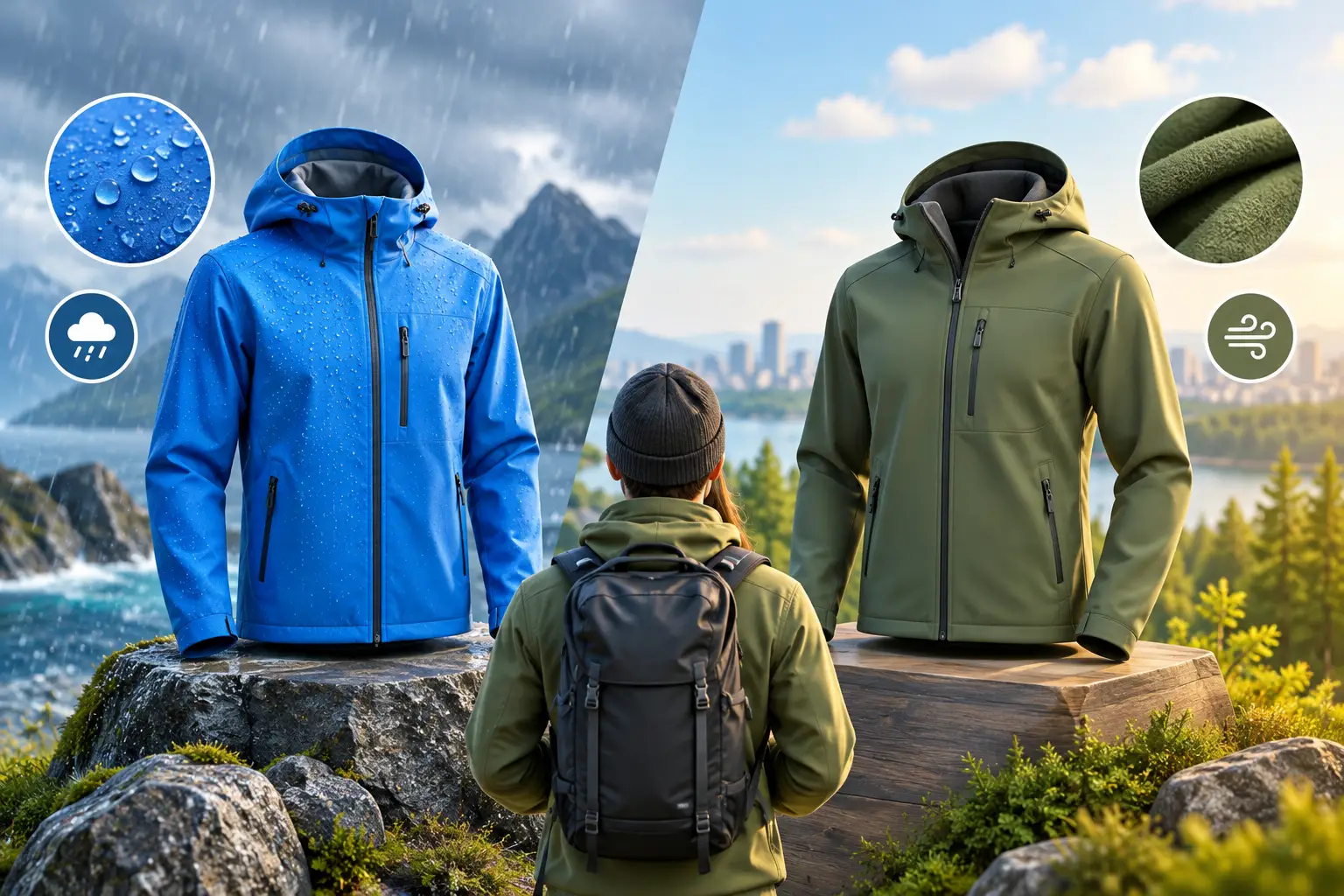 Kuoritakki vai softshell arkikäyttöön - valitse näin
