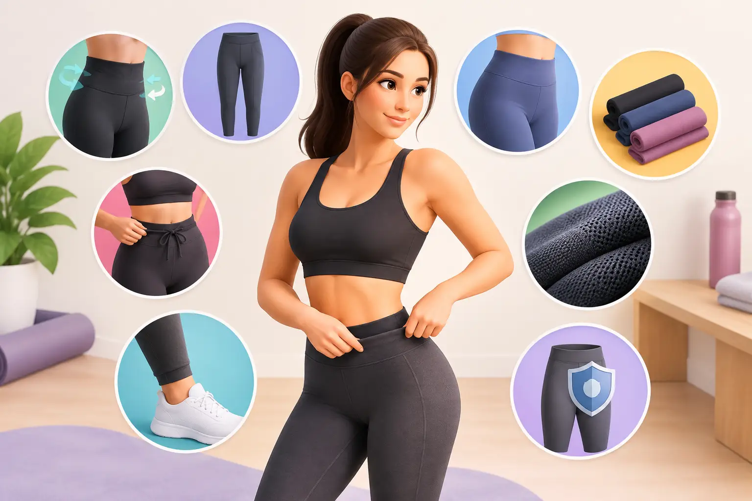 Miten estää legginsien valuminen? 8 keinoa
